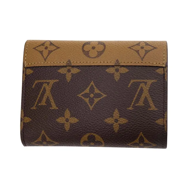 【Louis Vuitton 路易威登】M81557 經典Victorine系列雙色老花帆布三折錢包短夾(雙色)