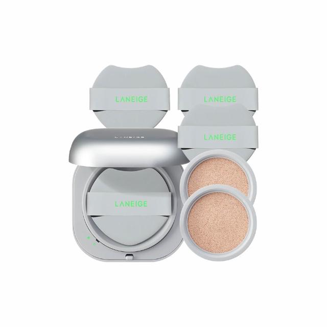 【蘭芝 官方直營】NEO型塑光感/霧感氣墊EX 加量組  #小方塊(LANEIGE 3蕊 隔離乳 隔離霜)