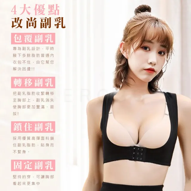 【Beroso 倍麗森】挺胸束腹挺胸美姿美儀帶C00005(長輩禮物 美背 美胸集中 防駝背矯正帶 防駝背心 防駝帶)