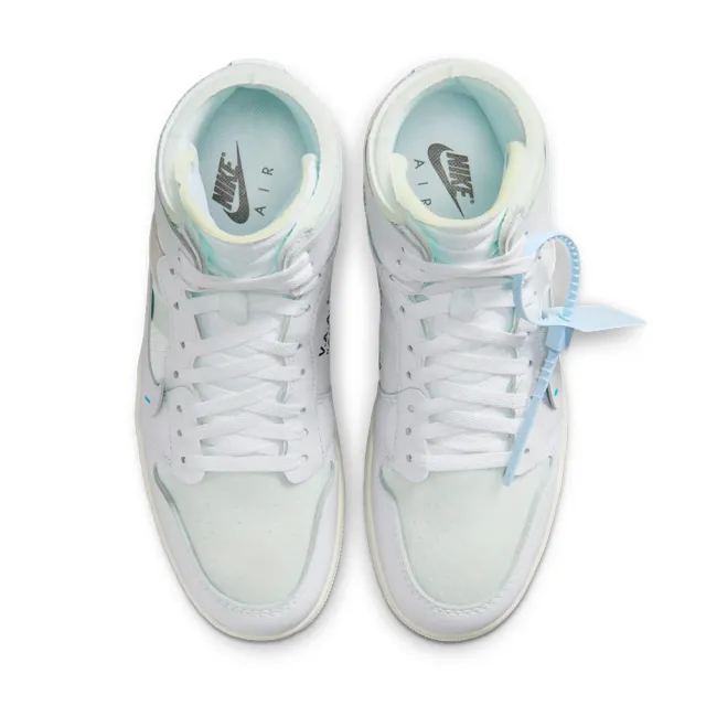 【NIKE 耐吉】Virgil Abloh Archive x Jordan 1 Retro High 冰藍 聯名 解構 運動鞋 男鞋 AA3834-100