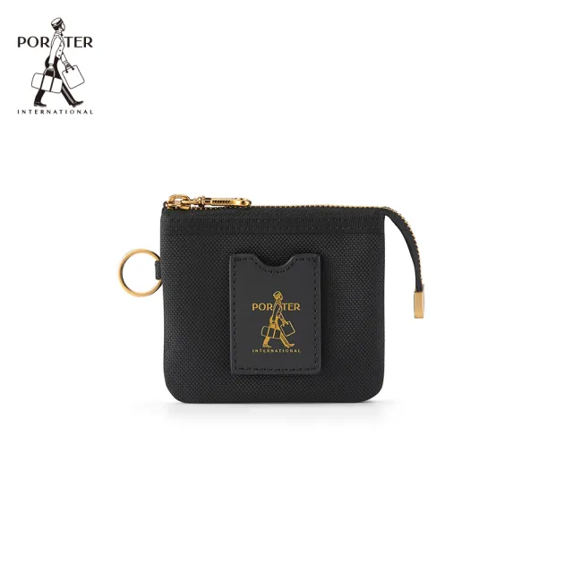 【PORTER INTERNATIONAL】經典復古LUXY零錢包(黑)
