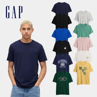 【GAP】男裝 柔軟短袖T恤-多款任選(799323&884494)