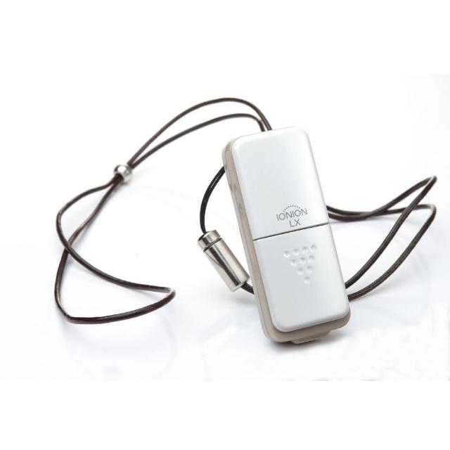 【IONION】LX日本原裝 超輕量隨身空氣清淨機 獨家款 桃紅吊飾鍊組
