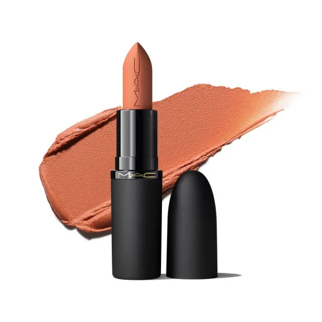 【M.A.C】4D立體豐唇組(輕親雲霧保濕唇膏+超持妝36H柔霧遮瑕液7ML)