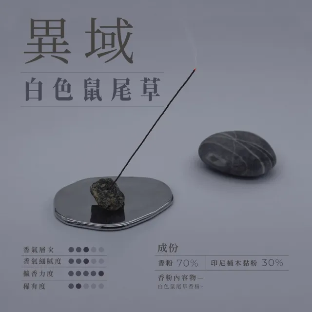 【inzense 禪香不二】白色鼠尾草香(台灣小農種植 淨化氣場 淨化空間 增加靈感 )