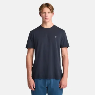【Timberland】男款深寶石藍休閒短袖T恤(A2PW3Z02)