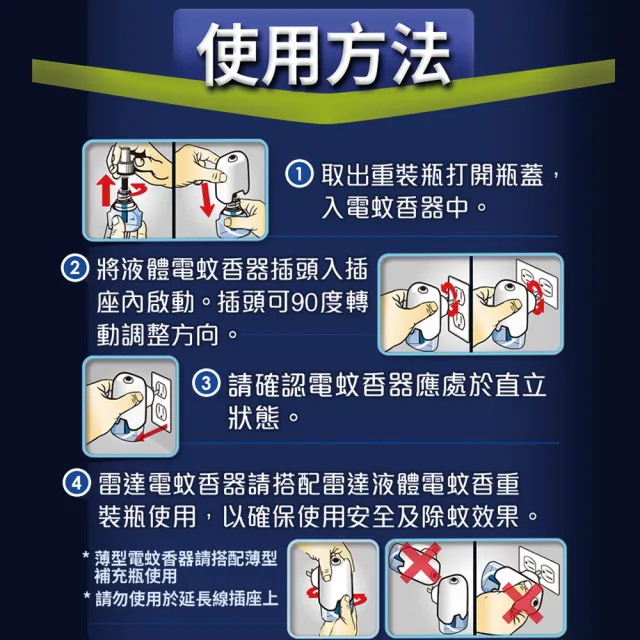 【雷達】超智慧薄型液體電蚊香器-3款任選-41ml*1+主機*1(無臭無味 植物清新 尤加利)