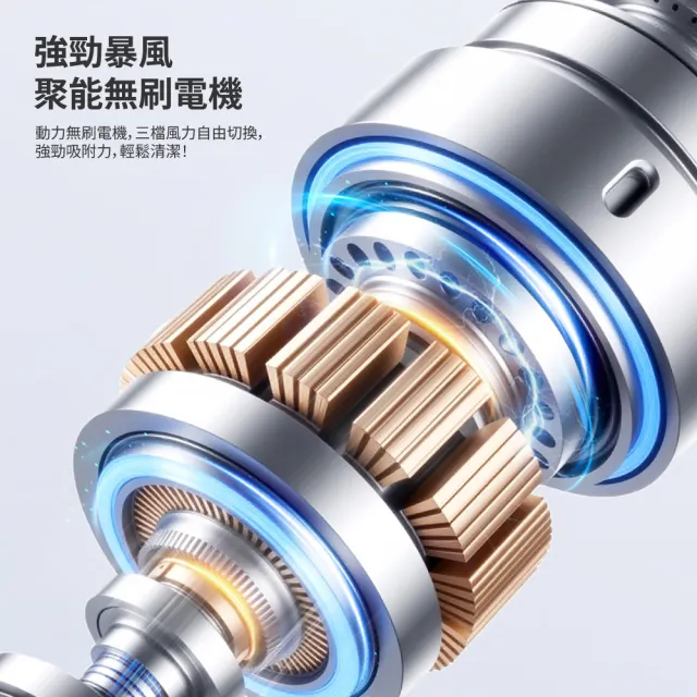 【SUiTU】隨途 ST-6697APlus 手持無線無刷吸塵器 無刷電機 吸吹充抽多功能 車家兩用 智能數顯 一鍵倒塵