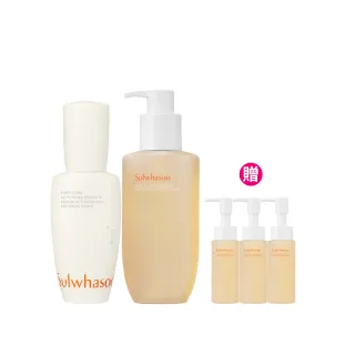 【Sulwhasoo 雪花秀】官方直營 潤燥潔顏保養明星組(潤燥精華60ml+淨透保濕潔顏泡沫200ml)
