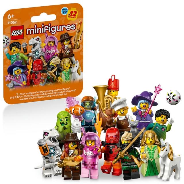 【LEGO 樂高】Minifigures 71052 第 29 代(隨機驚喜盒 角色人偶 禮物 玩具)