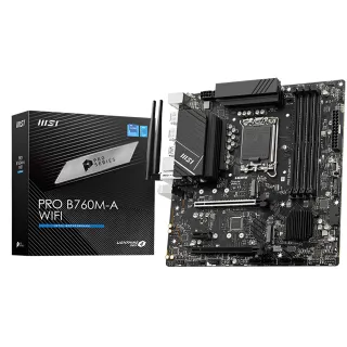【Intel 英特爾】Intel Core i5-12400F CPU+微星 B760M-A WIFI 主機板D5(六核心超值組合包)