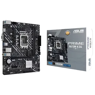 【Intel 英特爾】Intel Core i5-12400 CPU+華碩 H610M-K 主機板(六核心超值組合包)
