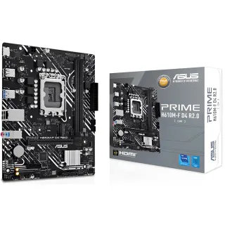 【Intel 英特爾】Intel Core i5-14400F CPU+華碩 H610M-F 主機板(十核心超值組合包)
