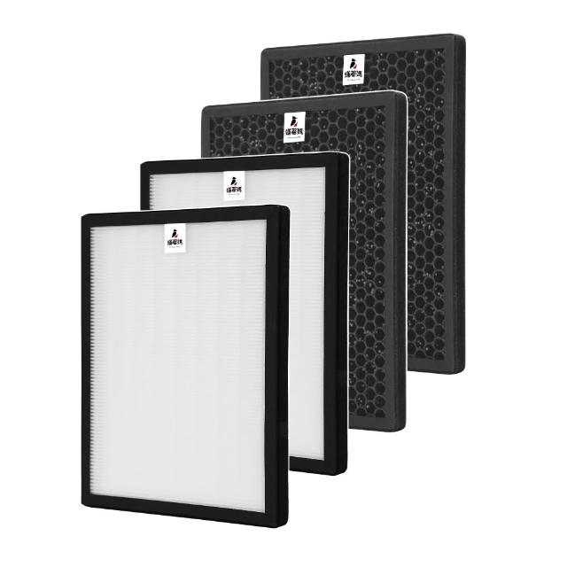 【蟎著媽】高效型濾網2套優惠組(適用 Honeywell HPA710 HPA710WTW HPA-710WTW 空氣清淨機)