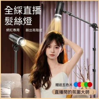 【諾必行】直播燈 攝影燈 舞台燈 打光燈 射燈 聚光燈 發絲燈 氛圍燈(三色可調焦)