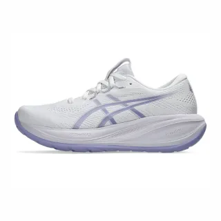 【asics 亞瑟士】GEL-Cumulus 28 D 女 慢跑鞋 寬楦 跑鞋 路跑 白 紫(1012B919-101)