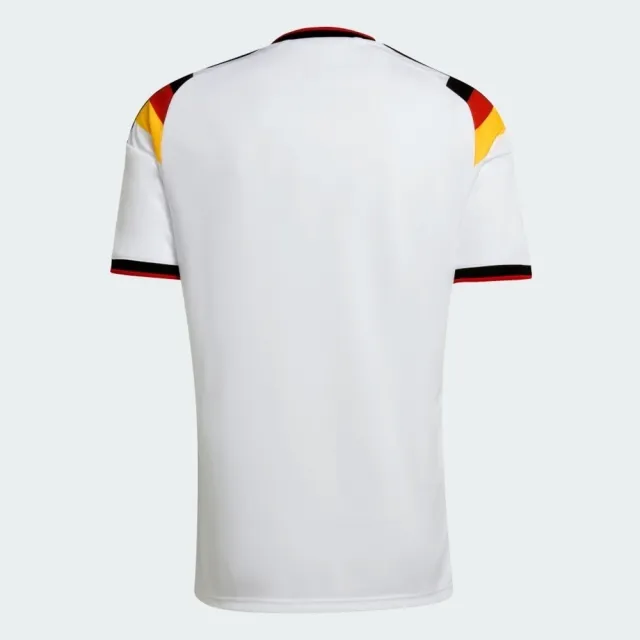 【adidas 愛迪達】Dfb H Jsy 男 足球衣 世界盃 德國 主場復刻球衣 白 紅黑(KD8363)