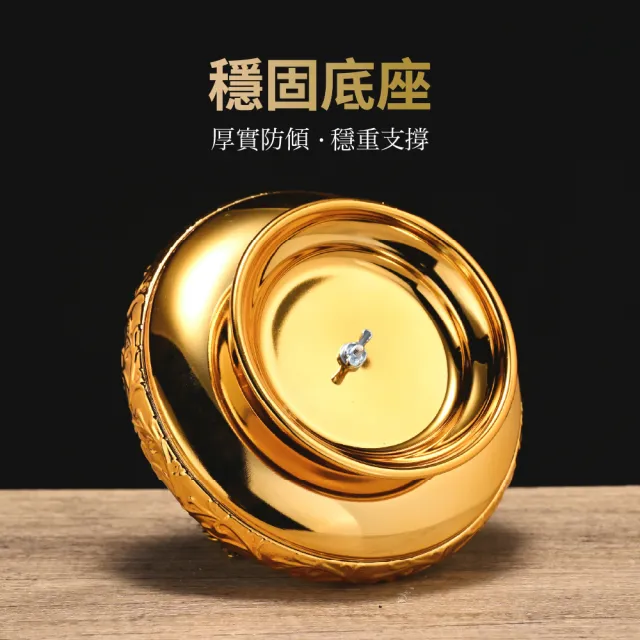 台灣聖力達】24小時盤香架龍型香架精緻雕花金色/古銅色(香環盤檀香爐熏