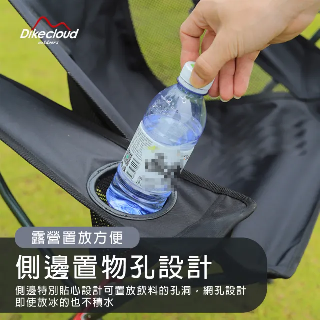 【TAS CAMP】露營月亮椅 扶手款(露營 扶手 折疊椅 露營椅 月亮椅 摺疊椅 休閒椅 露營折疊椅  登山)