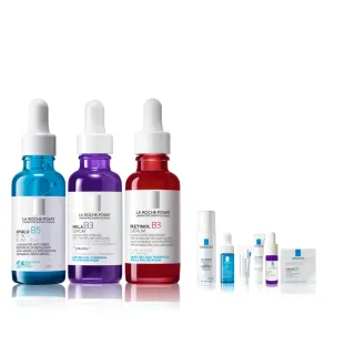 【理膚寶水】極速抗老全配組★MELA B3 淡斑淨亮精華+A醇緊緻抗痕精華+極效B5彈潤超修復精華_A