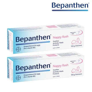 德國拜耳 舒緩修護乳膏100gX2(維生素原B5、國際航空版)