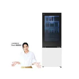 【LG 樂金】58H快配332公升敲敲看變頻雙門冰箱 雲朵白(GN-BF330WV)