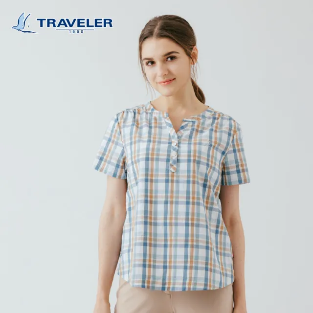 【TRAVELER 旅行者】女款Supplex Coolmax吸排抗UV上衣|261TR707