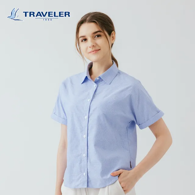 【TRAVELER 旅行者】女款Supplex吸排抗UV襯衫｜261TR708