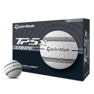 【TaylorMade】TP5X Stripe 高爾夫球 5-piece 五層球 4打入 (#V99023 #邁達康高爾夫)