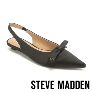 【steve madden】簡約蝴蝶結前包低跟鞋 TWCOCO(黑色)