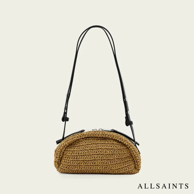 【ALLSAINTS】ROSALIE 編織肩背包 W356XE