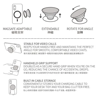 【HAPPYFACE】怪可愛微笑手機殼｜手機掛繩夾片 手機配件 怪可愛 IP 聯名(多款 均一價 手機殼)