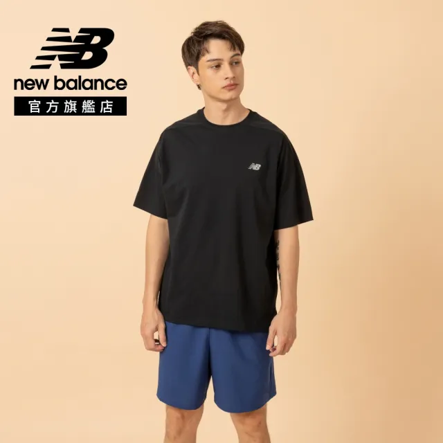 【NEW BALANCE】NB Logo短T_男性_黑/藍/米杏_MT61H9Y2AA3_MT61H9Y2BK_MT61H9Y2CIC(亞版 版型正常)