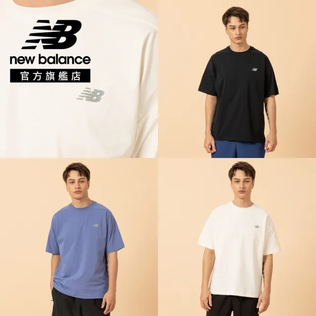 【NEW BALANCE】NB Logo短T_男性_黑/藍/米杏_MT61H9Y2AA3_MT61H9Y2BK_MT61H9Y2CIC(亞版 版型正常)