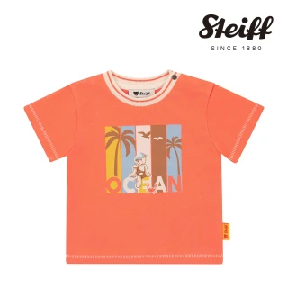 【STEIFF】熊頭童裝 印花圖案短袖T恤衫(短袖上衣)