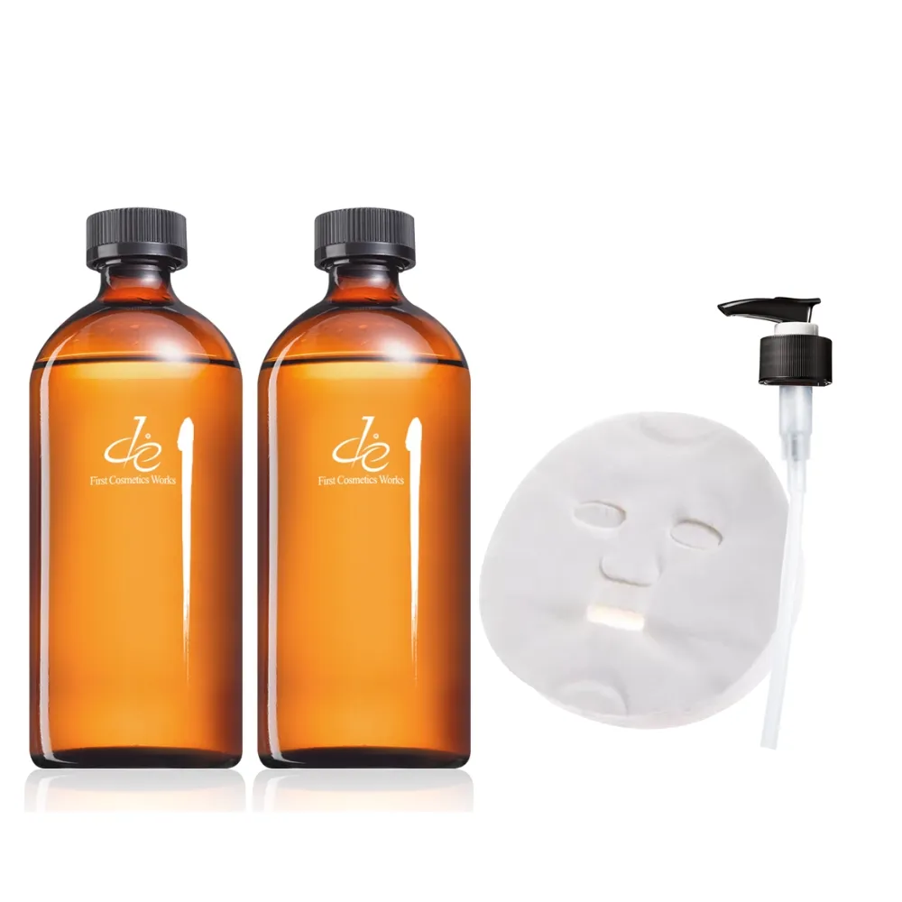 【de 第一化妝品】玻尿酸保濕化粧水-500g 兩入組 贈500ml壓頭及面膜布100片/包(提升肌膚飽水光澤)