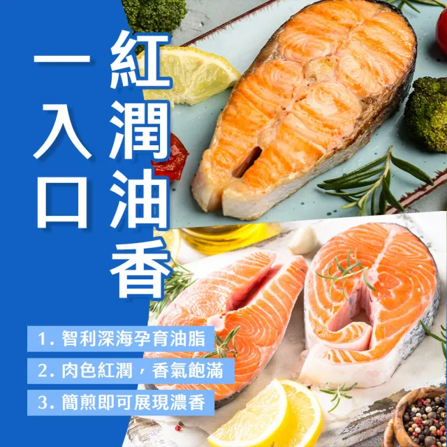 【海鮮大王】安格斯牛小排鮭魚雙拼組（牛小排*2+鮭魚*2/共4片）海陸拼盤 超值組