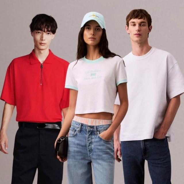 【CALVIN KLEIN】官方旗艦館 夏季男女T恤 修身 寬鬆 標準版型皆有