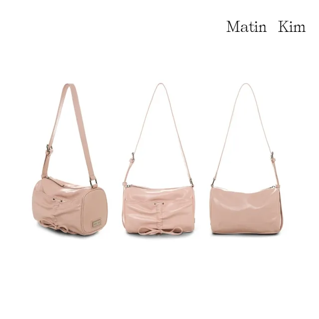 【MATIN KIM】官方旗艦 抓皺蝴蝶結迷你包(多款任選)