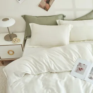 【ONE FINE DAY 日禾家居】買一送一 60支天絲床包枕套組 or 被套-單/雙/加大/特大 均價-素色/印花