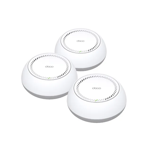 【TP-Link】WiFi 7 BE11000 三頻6串流雙5G PoE 真 Mesh 無線路由器 wifi分享器(Deco BE65-PoE三入組)