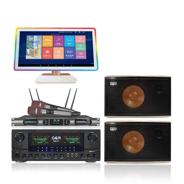 【金將科技】KKPAD21.5+GMA1+GM99+GM808(點歌機+擴大機+無線麥克風+喇叭)(贈一年免費雲端歡唱)