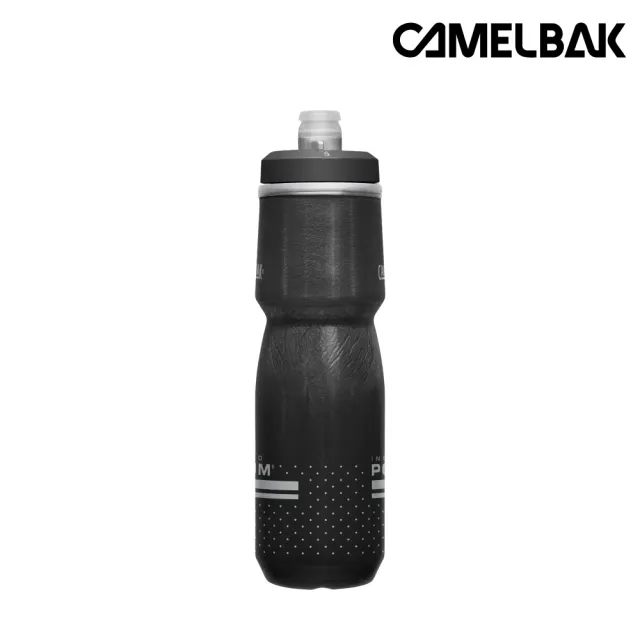【CAMELBAK】PODIUM CHILL保冷噴射水瓶 CB1873001071｜710ml 黑