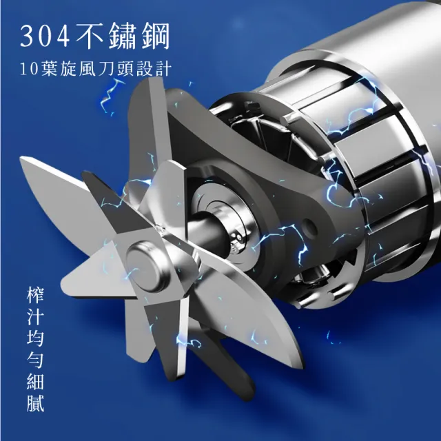 【KINYO】600ML無線隨行杯果汁機 榨汁機(JRU-750)