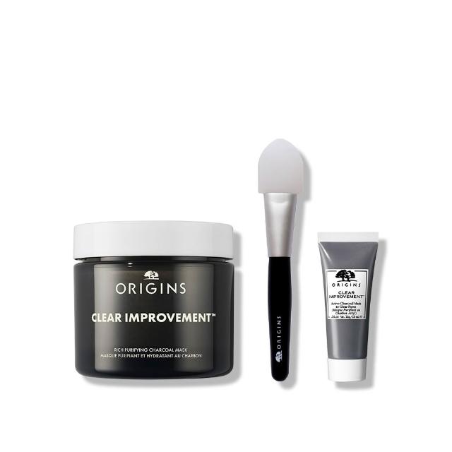 【ORIGINS 品木宣言】泥娃娃活性碳奇亞籽面膜75ml