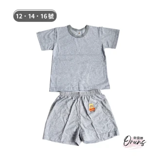 【Oluna 歐露娜】三五衣著 薄棉短袖短褲 12/14/16號 春夏短袖 小童短袖 居家短袖 薄短袖 短袖套裝