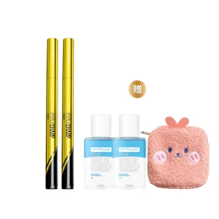 【MAYBELLINE 媚比琳】超激細抗暈眼線液抗手震版_2入組