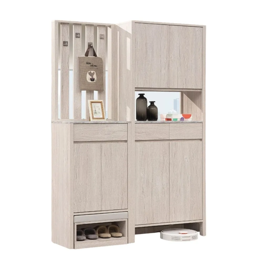 【MUNA 家居】迪奧4.6尺玄關屏風鞋櫃(鞋櫃 櫥櫃 收納)