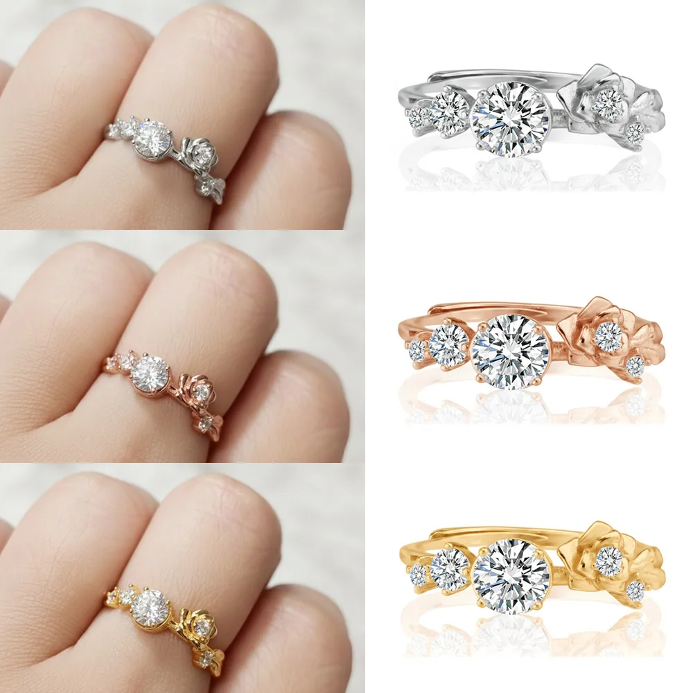 【Luster】38女王!培育鑽石 60分 D/VS 玫瑰花園 鑽石戒指-任選(0.50克拉+0.10克拉)