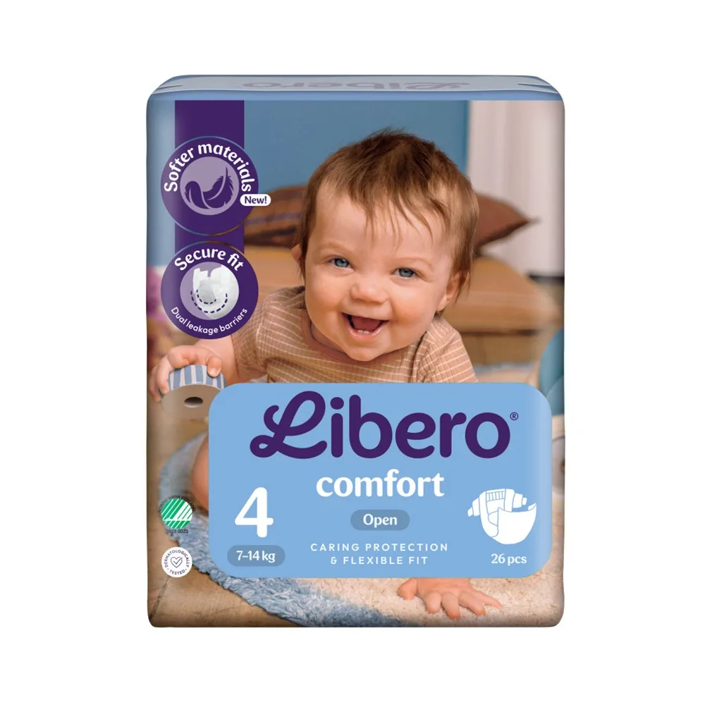 【麗貝樂】麗貝樂嬰兒紙尿褲Comfort 4-7號(箱購)